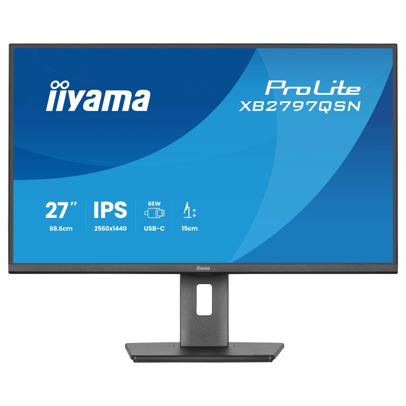 Buy IIYAMA 68.6cm (27') XB2797QSN-B1 16:9 HDMI+DP+USB-C IPS in Cyprus, Nicosia, Limassol, Larnaka, Pafos