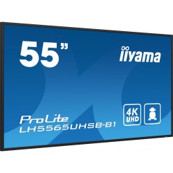 Buy iiyama ProLite LH5565UHSB-B1 - 55" 4K (3840x2160) IPS Touch Display, 800 cd/... in Cyprus, Nicosia, Limassol, Larnaka, Pafos