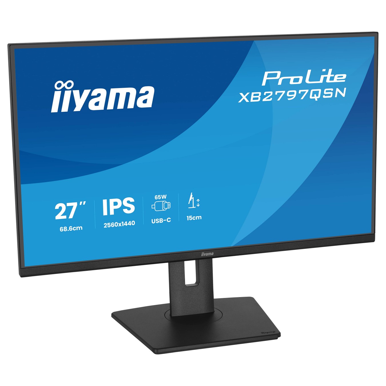 Buy IIYAMA 68.6cm (27') XB2797QSN-B1 16:9 HDMI+DP+USB-C IPS in Cyprus, Nicosia, Limassol, Larnaka, Pafos