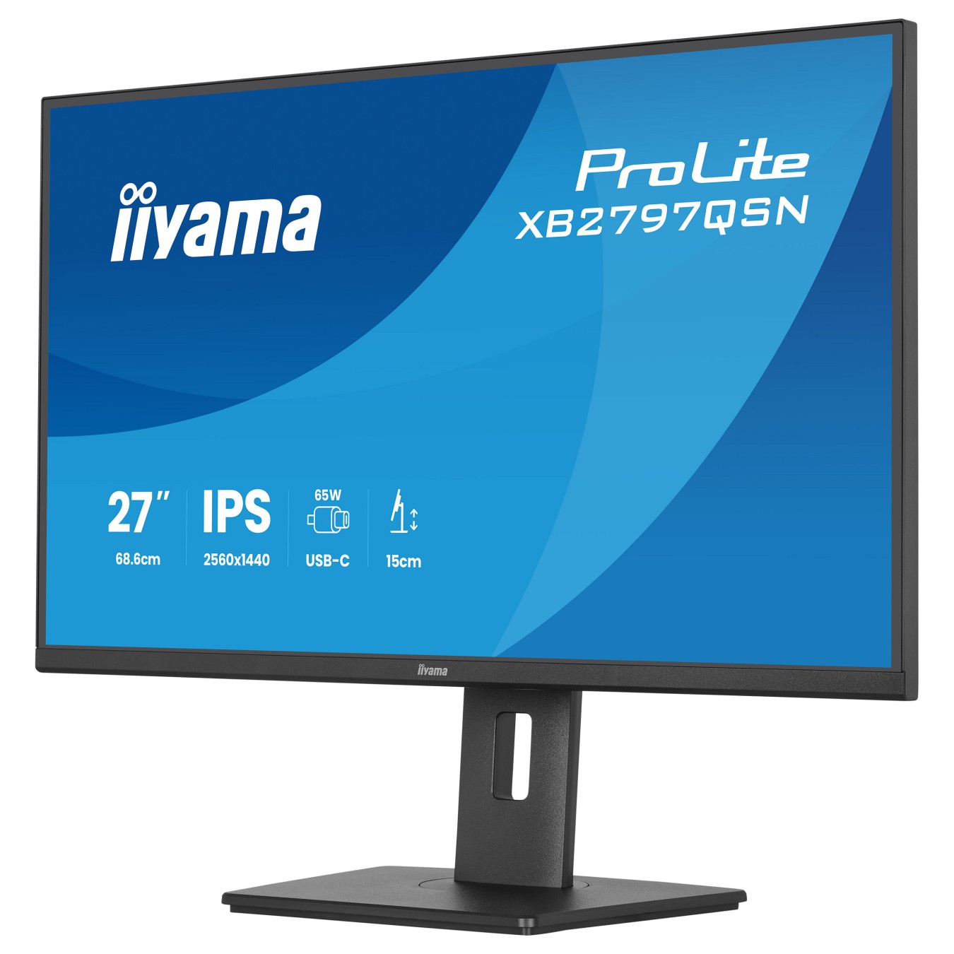 Buy IIYAMA 68.6cm (27') XB2797QSN-B1 16:9 HDMI+DP+USB-C IPS in Cyprus, Nicosia, Limassol, Larnaka, Pafos