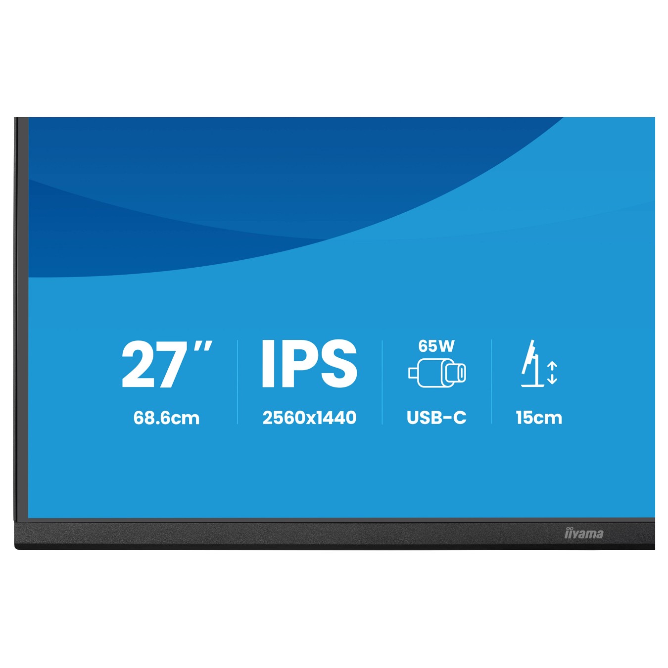 Buy IIYAMA 68.6cm (27') XB2797QSN-B1 16:9 HDMI+DP+USB-C IPS in Cyprus, Nicosia, Limassol, Larnaka, Pafos