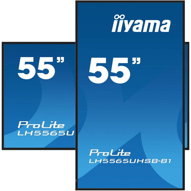 Buy iiyama ProLite LH5565UHSB-B1 - 55" 4K (3840x2160) IPS Touch Display, 800 cd/... in Cyprus, Nicosia, Limassol, Larnaka, Pafos