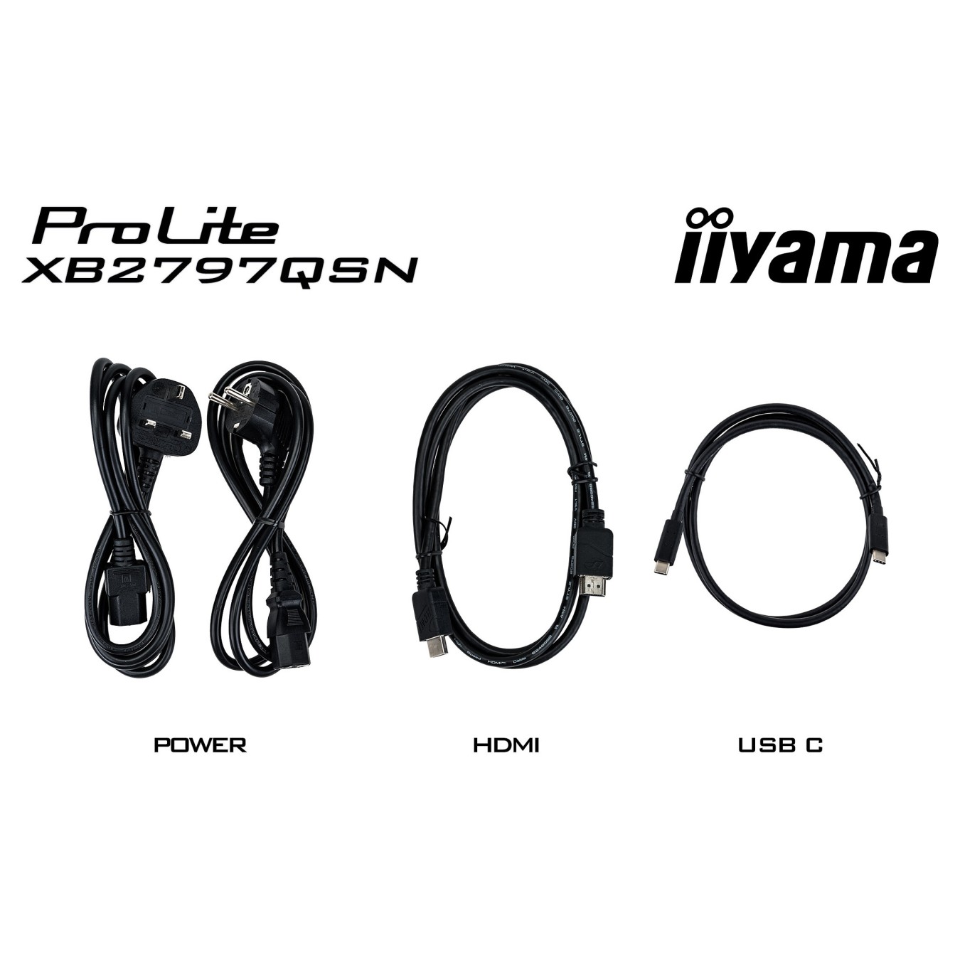 Buy IIYAMA 68.6cm (27') XB2797QSN-B1 16:9 HDMI+DP+USB-C IPS in Cyprus, Nicosia, Limassol, Larnaka, Pafos