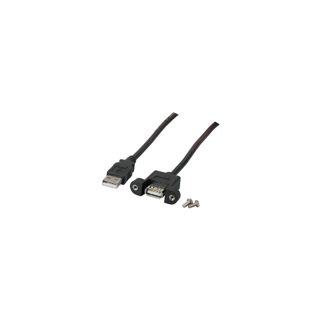 Buy EFB USB2.0 Verlängerung A-A,St.-Einbaubuchse,0.5m,sw,Classic in Cyprus, Nicosia, Limassol, Larnaka, Pafos