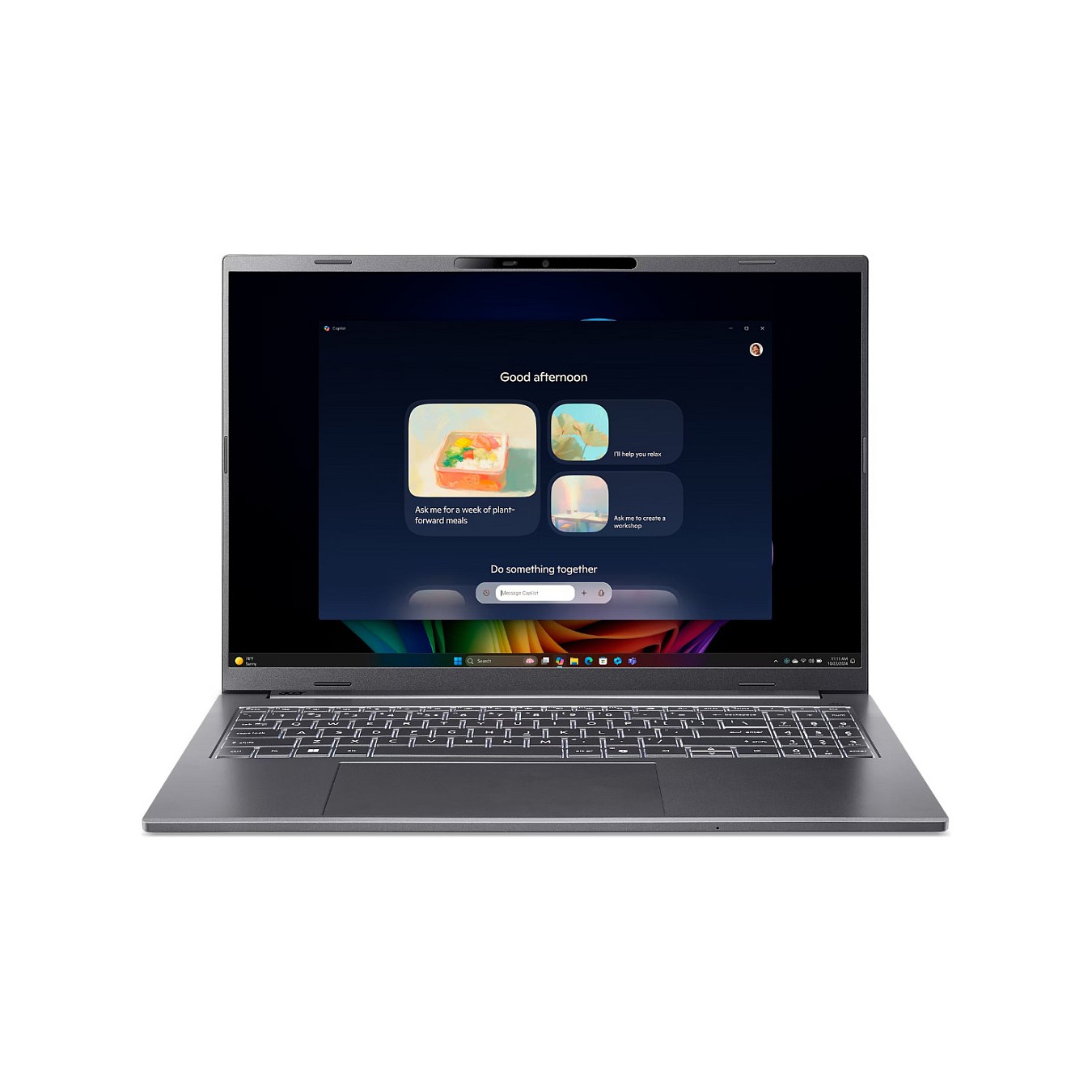 Buy Acer Aspire 16 AI OLED A16-52M-73EZ CU7-256V 16GB 512SSD W11 Home in Cyprus, Nicosia, Limassol, Larnaka, Pafos