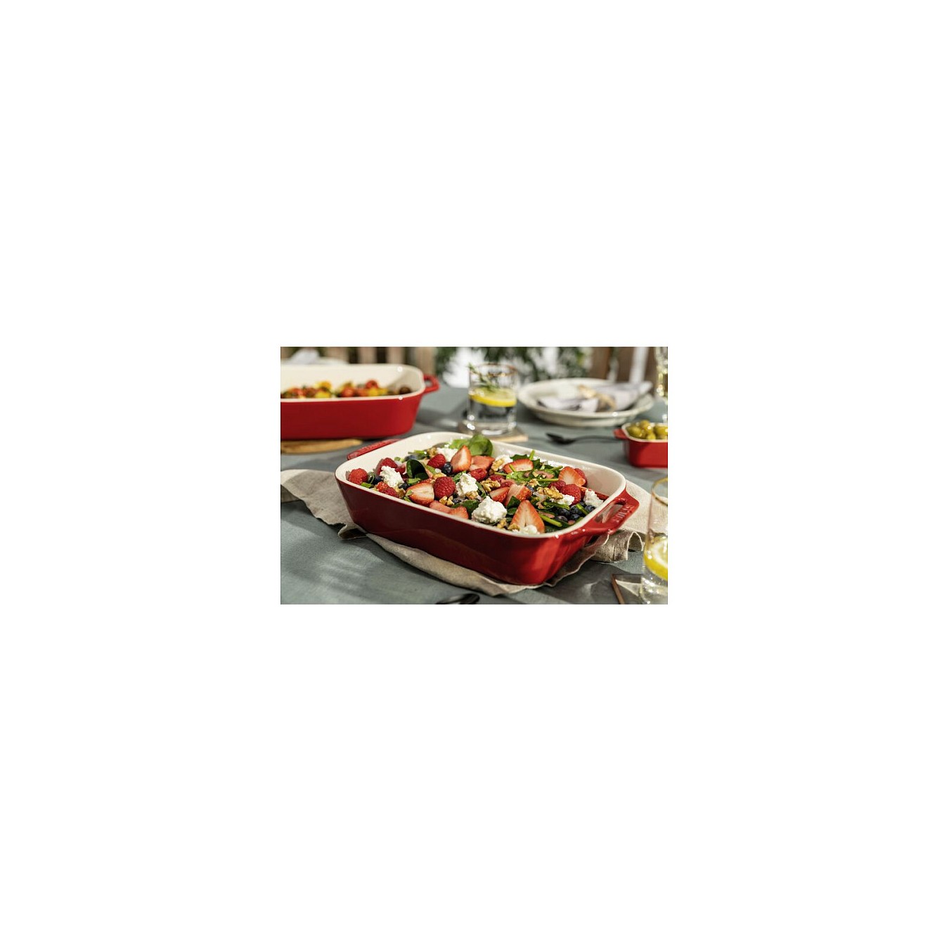 Buy Staub Auflaufform Keramik. Kirsche. 34x24cm in Cyprus, Nicosia, Limassol, Larnaka, Pafos