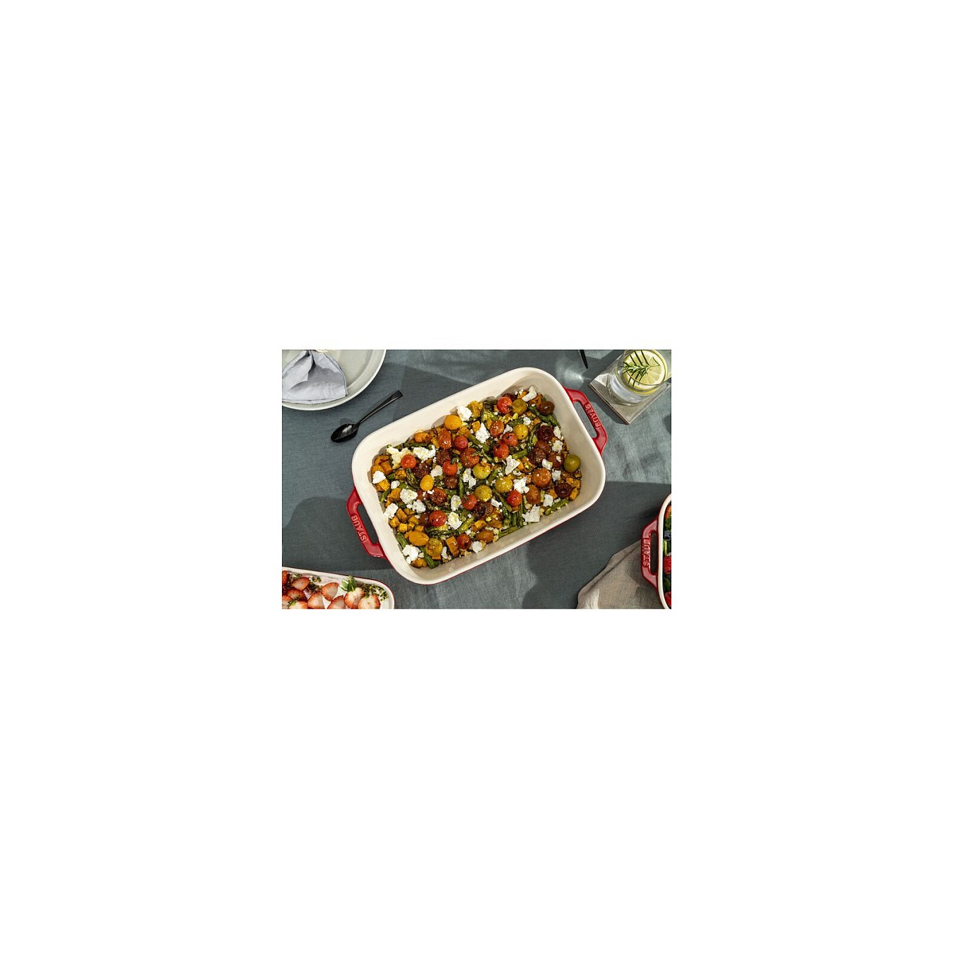 Buy Staub Auflaufform Keramik. Kirsche. 34x24cm in Cyprus, Nicosia, Limassol, Larnaka, Pafos
