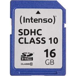 Buy Intenso SDHC Memory Card - 3411470 - 16GB, Class 10, 25 MB/s, Black in Cyprus, Nicosia, Limassol, Larnaka, Pafos