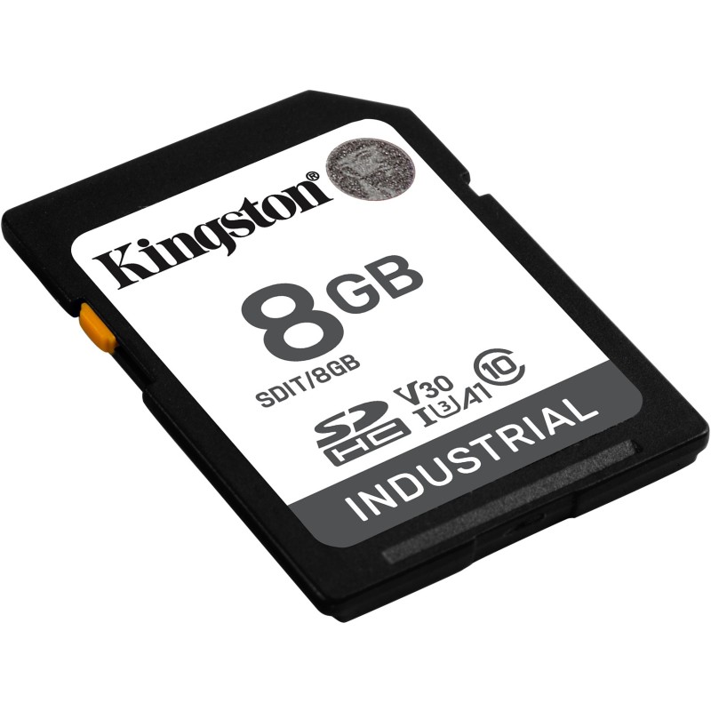 Buy Kingston Industrial 8GB pSLC SD Card - Black, Class 10 UHS-I (U3/V30), 100/8... in Cyprus, Nicosia, Limassol, Larnaka, Pafos
