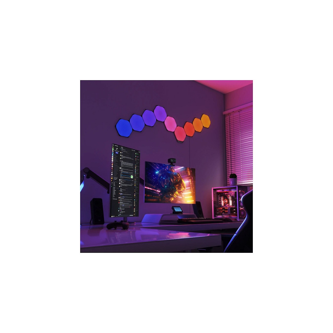 Buy Nanoleaf Shapes Hexagons Ultra Black, Starter Kit, 9er-Pack in Cyprus, Nicosia, Limassol, Larnaka, Pafos