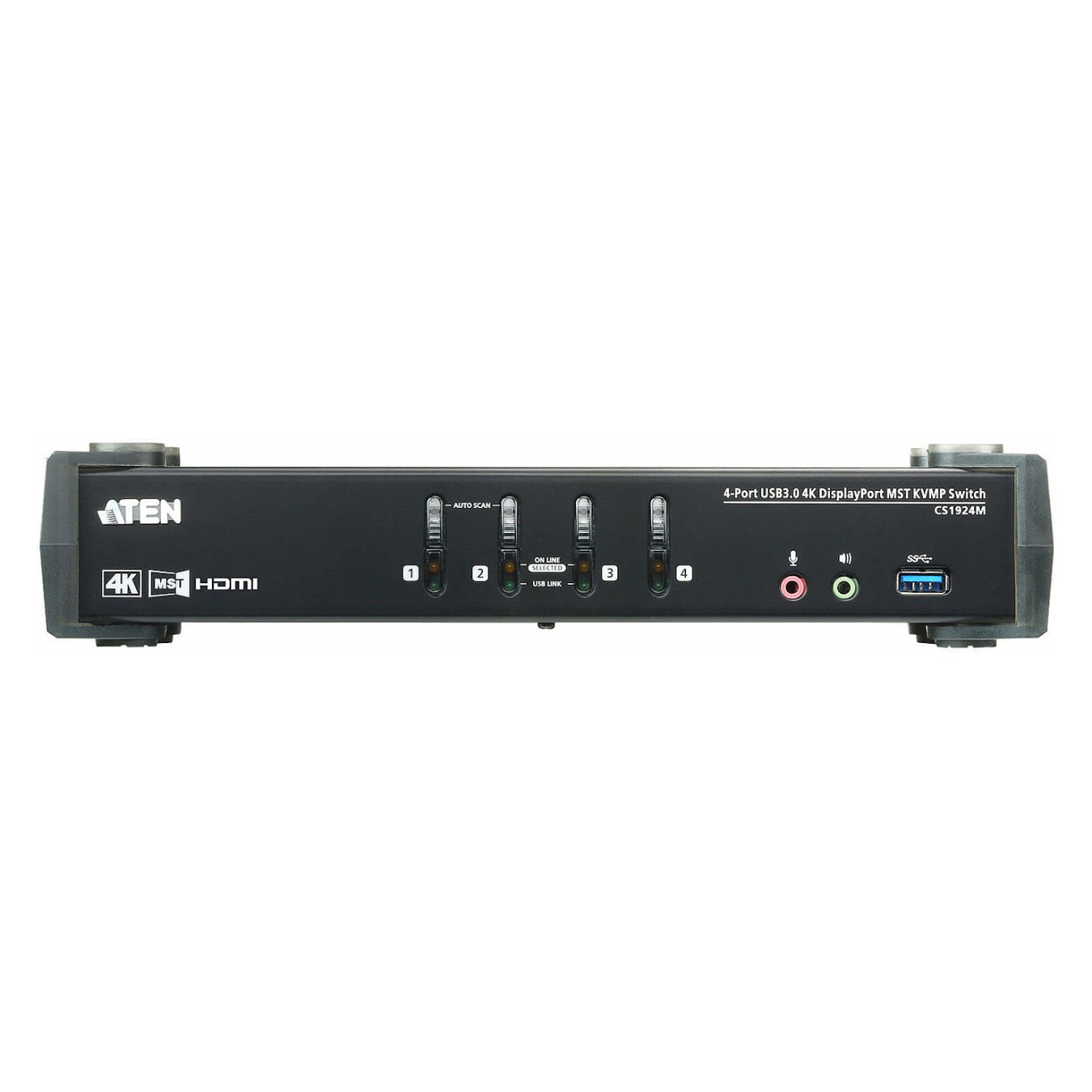 Buy ATEN CS1924M 4-Port USB 3.0 4K DisplayPort MST KVM Switch in Cyprus, Nicosia, Limassol, Larnaka, Pafos
