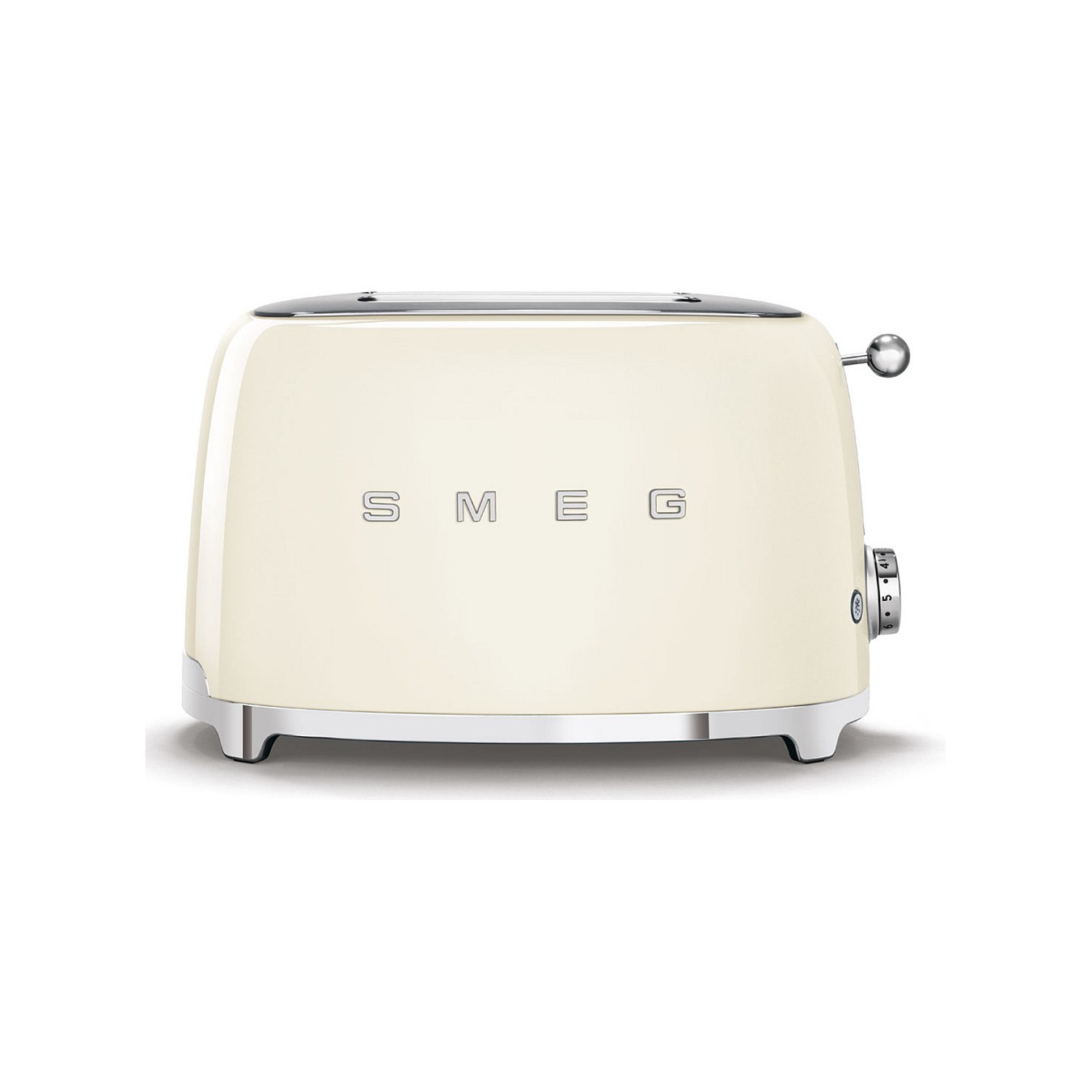 Buy SMEG Toaster 2-Schlitz kompakt 50s Style TSF01CREU, Creme, Hochglanz in Cyprus, Nicosia, Limassol, Larnaka, Pafos