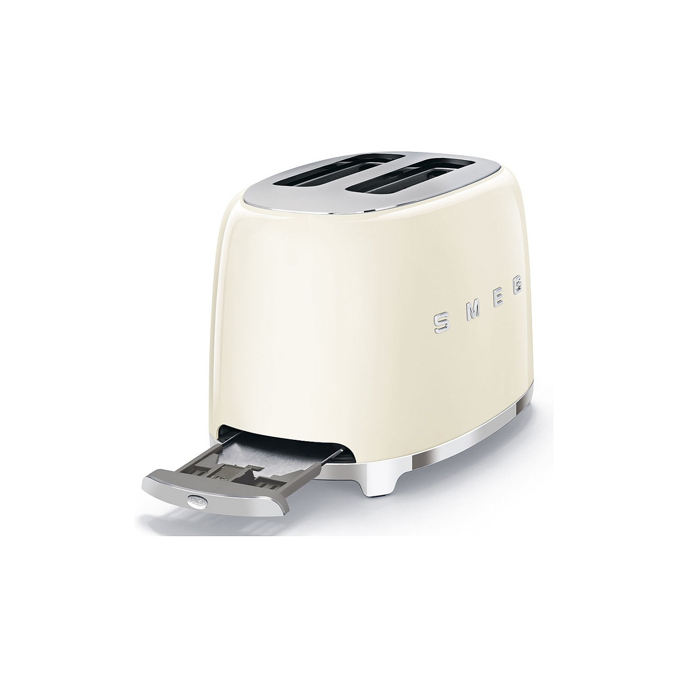 Buy SMEG Toaster 2-Schlitz kompakt 50s Style TSF01CREU, Creme, Hochglanz in Cyprus, Nicosia, Limassol, Larnaka, Pafos