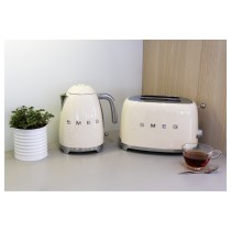 Buy SMEG Toaster 2-Schlitz kompakt 50s Style TSF01CREU, Creme, Hochglanz in Cyprus, Nicosia, Limassol, Larnaka, Pafos