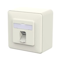 Buy METZ CONNECT Anschlussdose E-DAT C6A LSA++ 1 Port AP reinwei in Cyprus, Nicosia, Limassol, Larnaka, Pafos