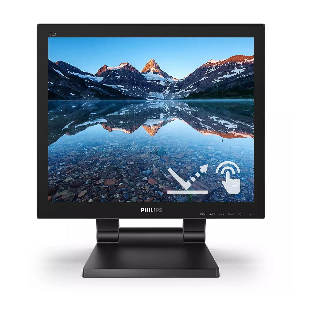 Philips 172B9TL/00 17" (43.2 cm) Touch LCD Monitor - 1280x1024 SXGA, TN 1ms, 60Hz, HDMI/DVI/VGA/DP, Black