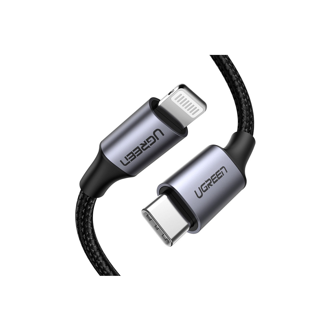 Buy UGREEN Lightning to Type-C Cable 1m black in Cyprus, Nicosia, Limassol, Larnaka, Pafos