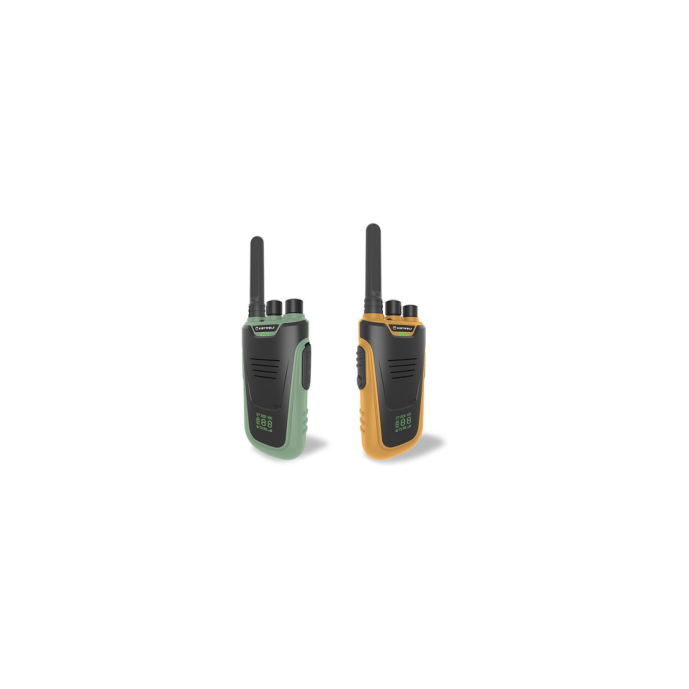 Buy Kidywolf Walkie-Talkies mit Taschenlampe grn orange in Cyprus, Nicosia, Limassol, Larnaka, Pafos
