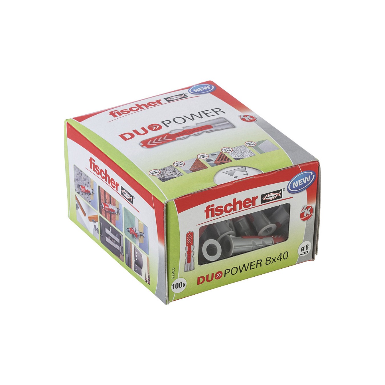 Buy fischer DuoPower 8x40 Universaldübel-Sortiment 8 x 40 mm. 100 Stück in Cyprus, Nicosia, Limassol, Larnaka, Pafos