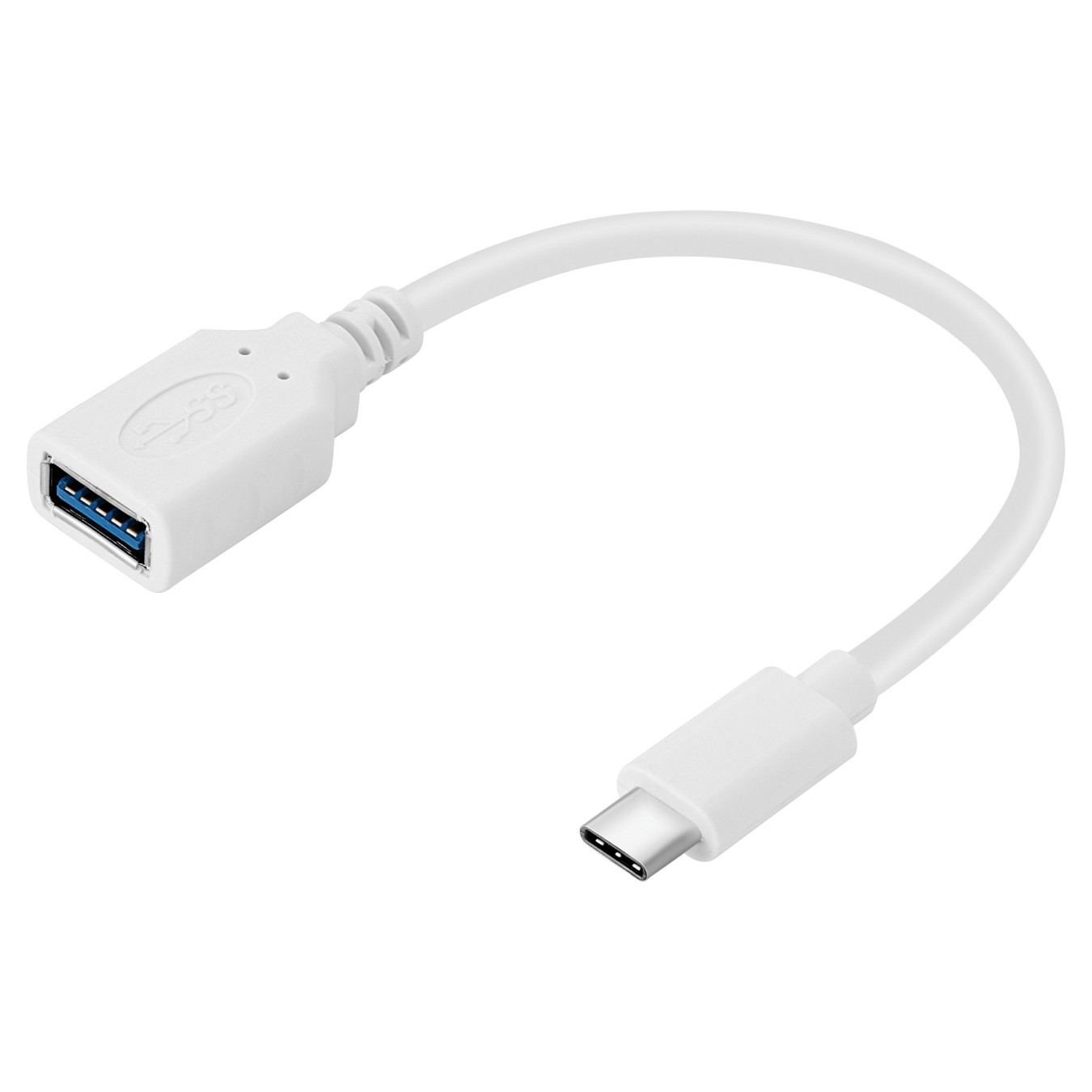 Buy Adapter USB-C (ST) to USB-A (BU) Sandberg White in Cyprus, Nicosia, Limassol, Larnaka, Pafos