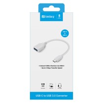 Buy Adapter USB-C (ST) to USB-A (BU) Sandberg White in Cyprus, Nicosia, Limassol, Larnaka, Pafos