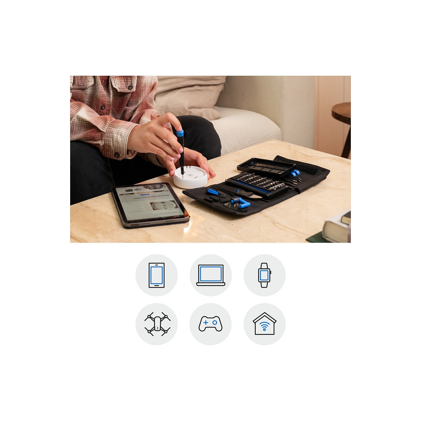 Buy iFixit Pro Tech GO Kompaktes Feinmechanik Werkzeugset für unterwegs in Cyprus, Nicosia, Limassol, Larnaka, Pafos