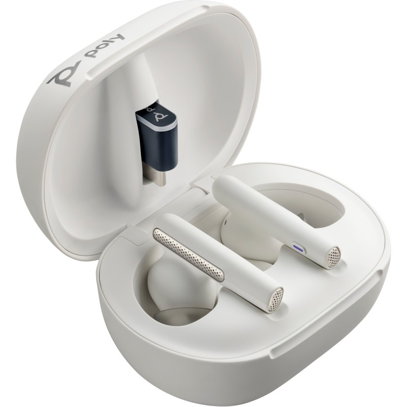 Buy Poly Replacement Earbuds - Voyager Free 60 - White (Left & Right), Teams Cer... in Cyprus, Nicosia, Limassol, Larnaka, Pafos