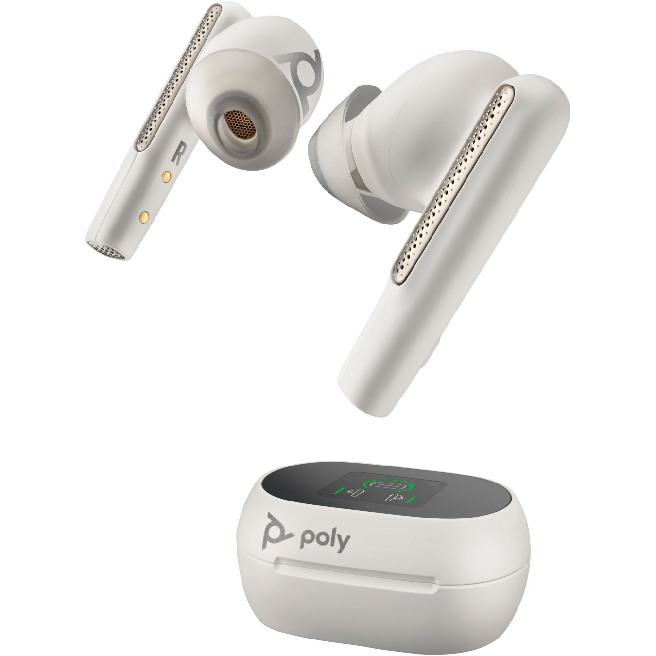 Poly Replacement Earbuds - Voyager Free 60 - White (Left & Right), Teams Certified — Buy in Cyprus with Fast Delivery