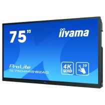 Buy 189,3cm 75'' (3840x2160) iiyama ProLite TE7504MIS-B2AG 16:9 8ms IPS 3xHDMI VGA USB-C VESA Speaker 4K UHD in Cyprus, Nicosia,