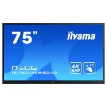 Buy 189,3cm 75'' (3840x2160) iiyama ProLite TE7504MIS-B2AG 16:9 8ms IPS 3xHDMI VGA USB-C VESA Speaker 4K UHD in Cyprus, Nicosia,