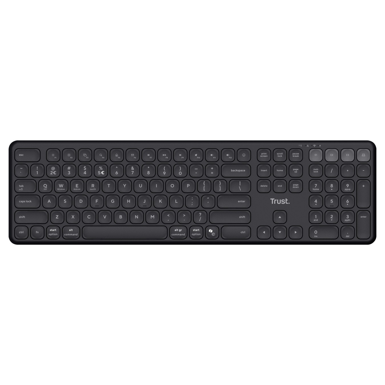 Buy Trust Vaiya Kabellose Tastatur DE-Layout in Cyprus, Nicosia, Limassol, Larnaka, Pafos