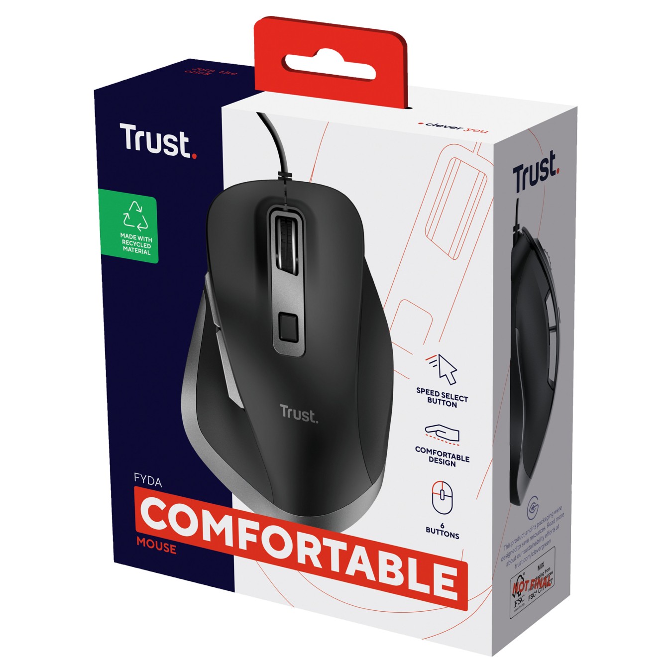 Buy Trust FYDA Komfort Maus ECO in Cyprus, Nicosia, Limassol, Larnaka, Pafos