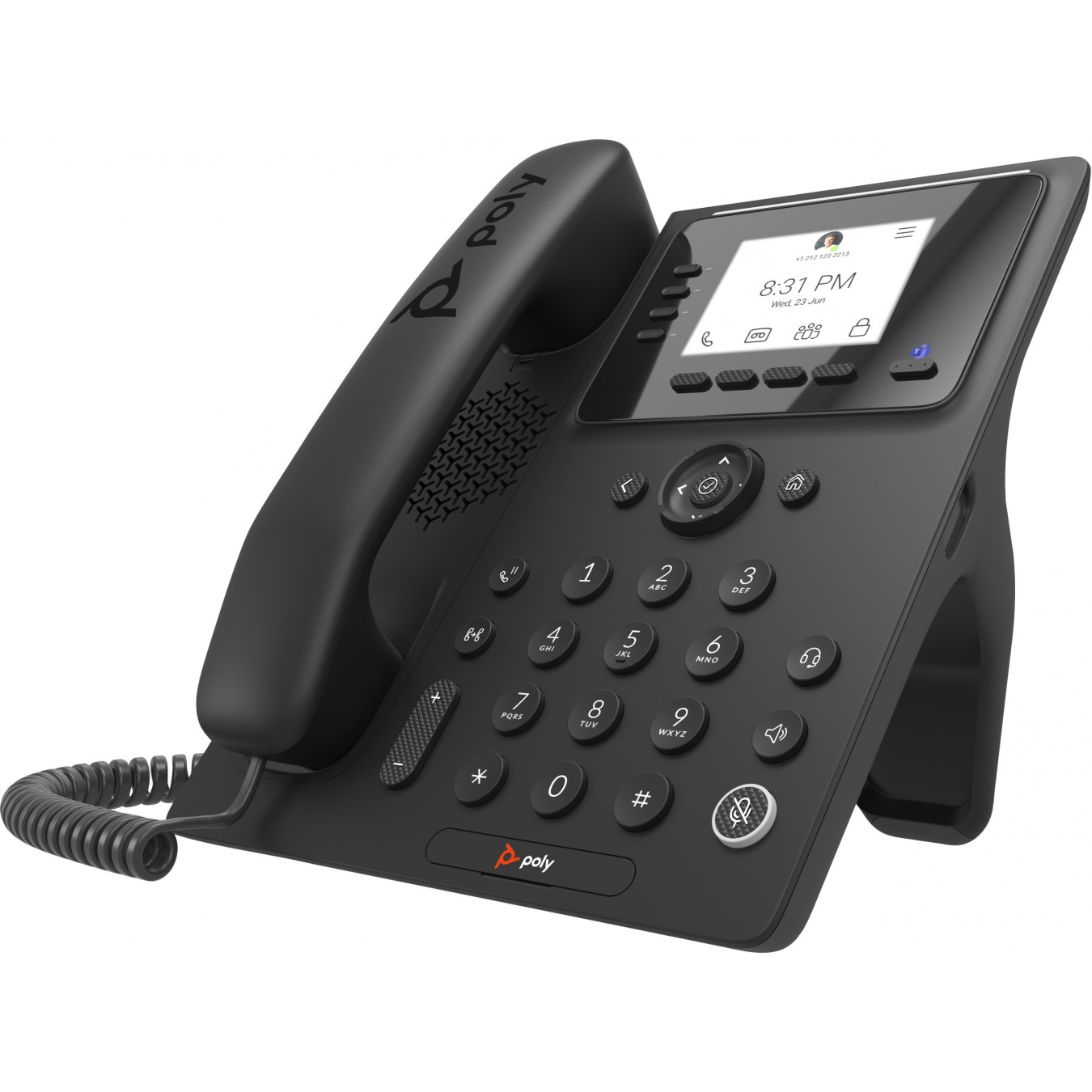 Poly CCX 350 - Microsoft Teams IP Desk Phone - PoE, Black, 2.8" Color LCD, Gigabit Ethernet — Buy in Cyprus with Fast Delivery
