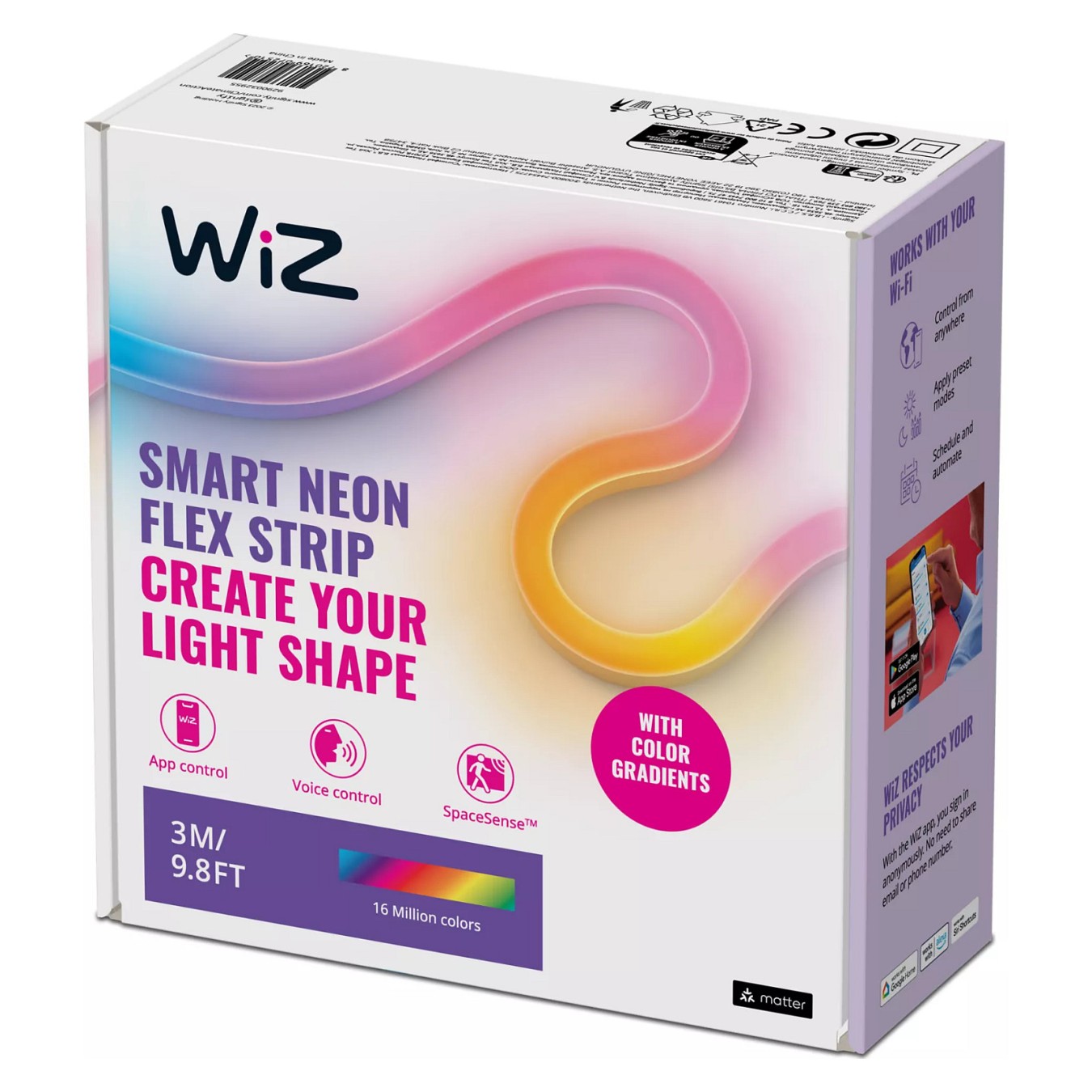 Buy WiZ Flex Strip Tunable White & Color 3m Einzelpack. in Cyprus, Nicosia, Limassol, Larnaka, Pafos