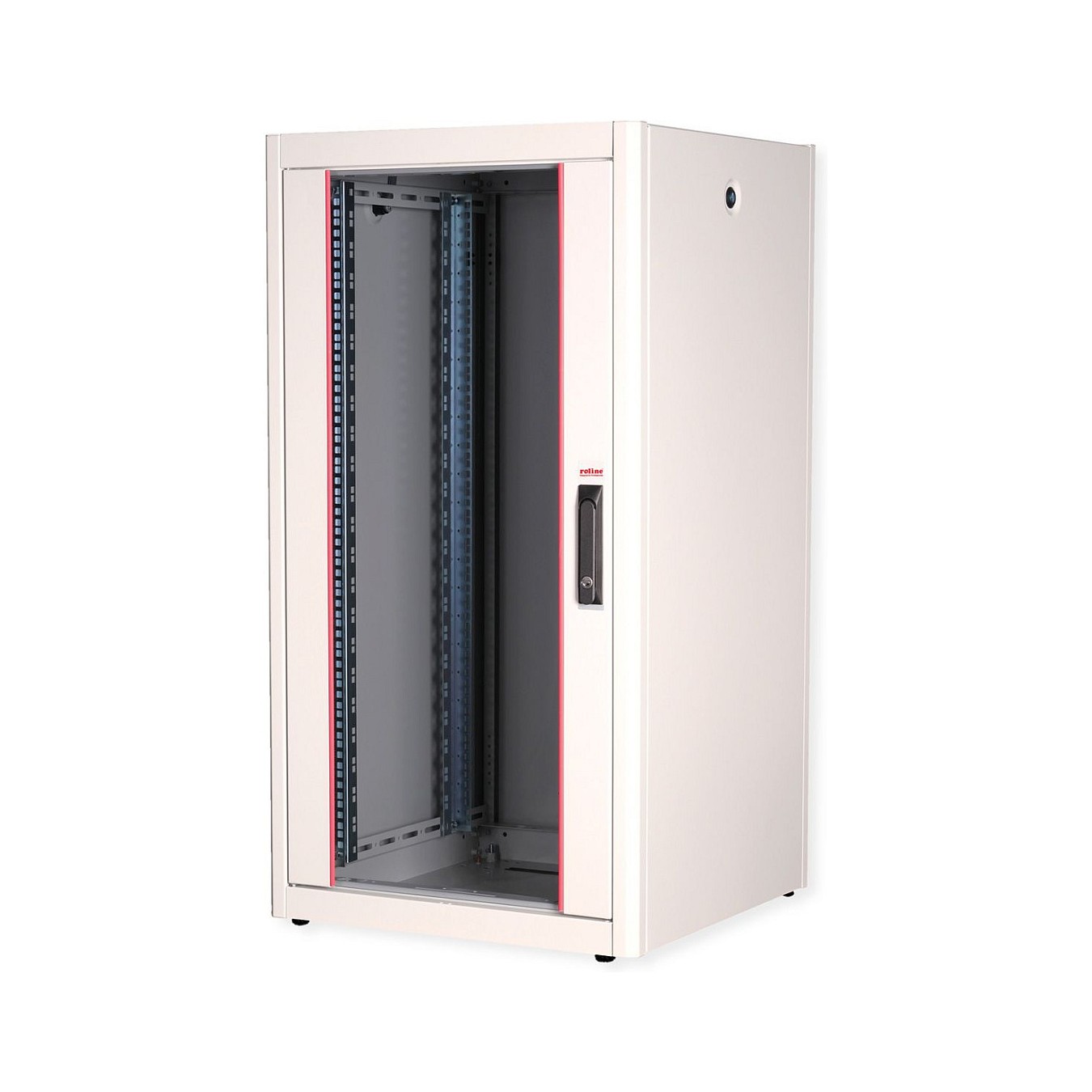 Buy ROLINE 19-Zoll Netzwerkschrank Basic 22 HE, 600x600 BxT Glastr grau in Cyprus, Nicosia, Limassol, Larnaka, Pafos