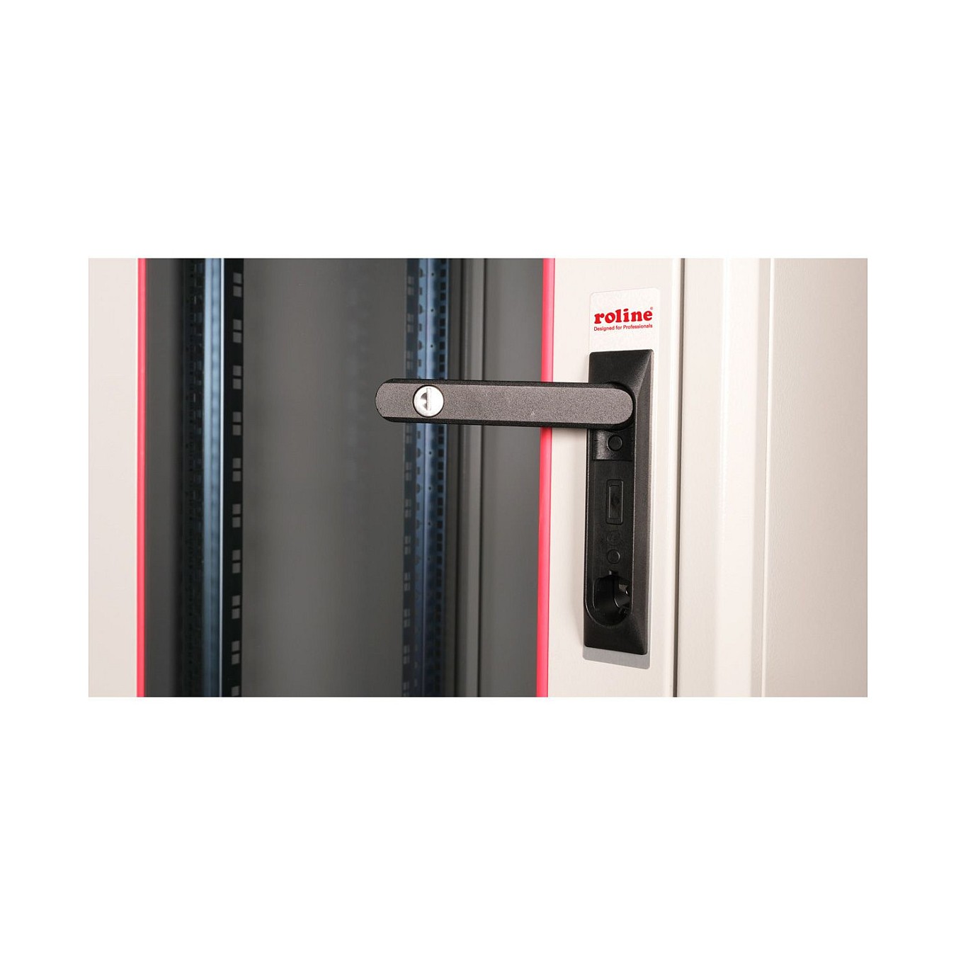 Buy ROLINE 19-Zoll Netzwerkschrank Basic 22 HE, 600x600 BxT Glastr grau in Cyprus, Nicosia, Limassol, Larnaka, Pafos