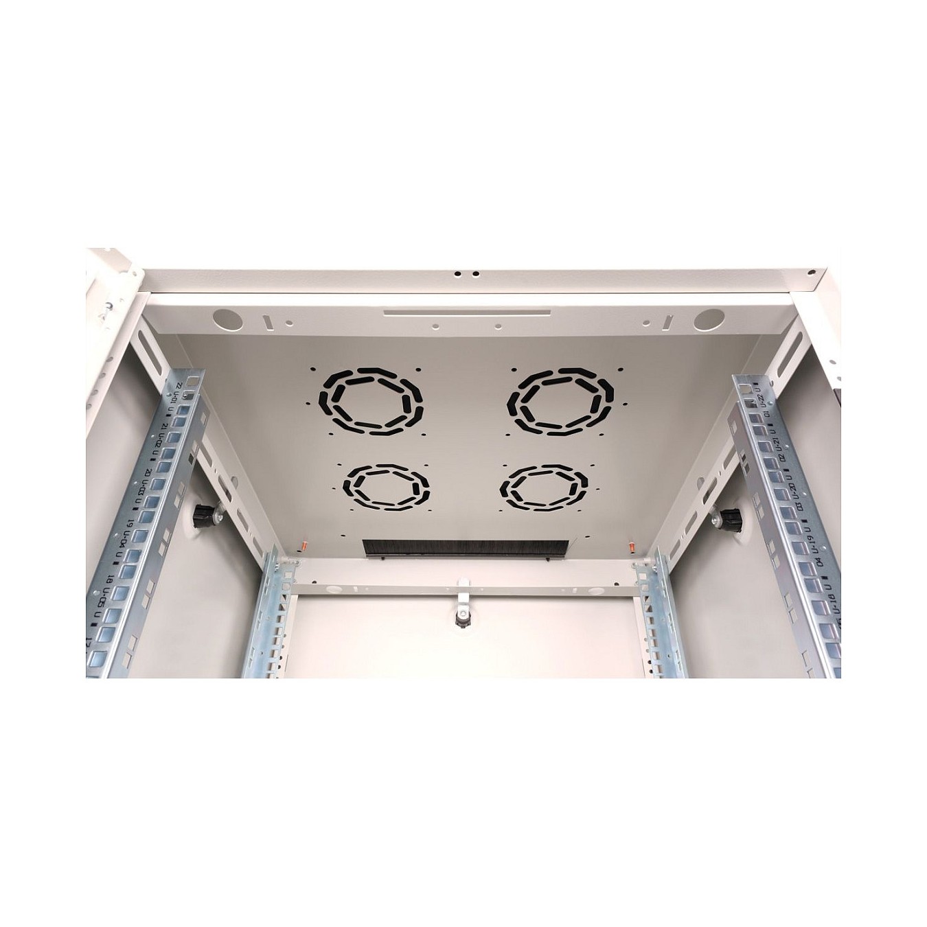 Buy ROLINE 19-Zoll Netzwerkschrank Basic 22 HE, 600x600 BxT Glastr grau in Cyprus, Nicosia, Limassol, Larnaka, Pafos