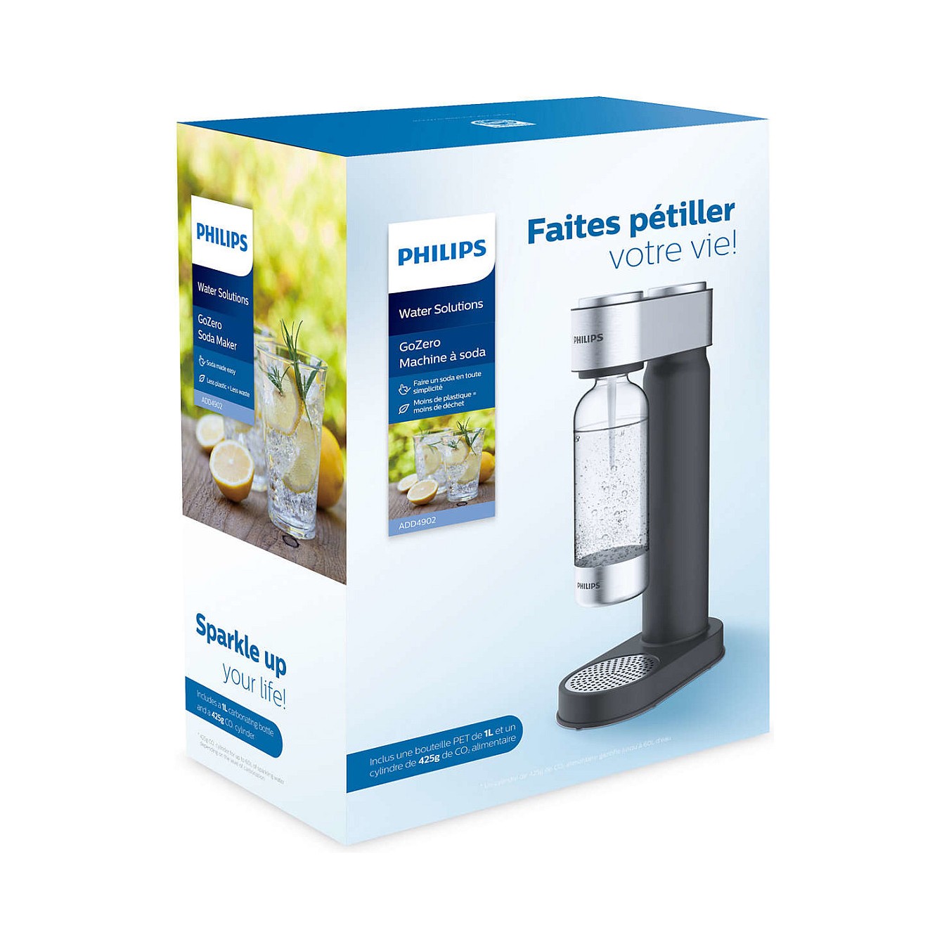 Buy Wassersprudler GoZero ADD4902BK Mattschwarz in Cyprus, Nicosia, Limassol, Larnaka, Pafos
