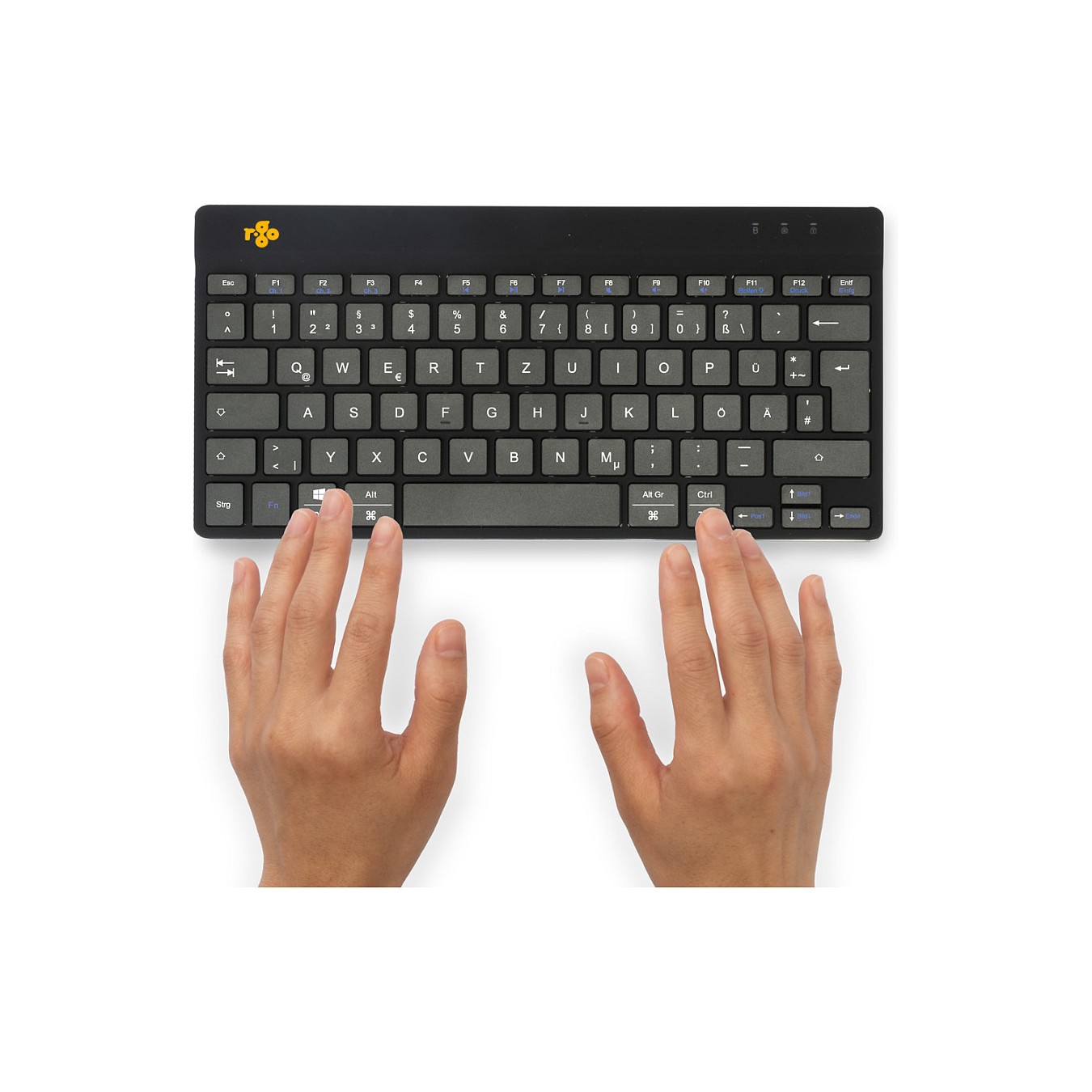 Buy R-GO COMPACT BREAK ERGONOMIC KEYBOARD QWERTZ(DE)BLUETOOTH B in Cyprus, Nicosia, Limassol, Larnaka, Pafos