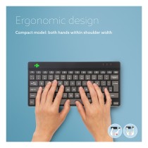 Buy R-GO COMPACT BREAK ERGONOMIC KEYBOARD QWERTZ(DE)BLUETOOTH B in Cyprus, Nicosia, Limassol, Larnaka, Pafos