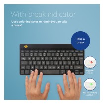 Buy R-GO COMPACT BREAK ERGONOMIC KEYBOARD QWERTZ(DE)BLUETOOTH B in Cyprus, Nicosia, Limassol, Larnaka, Pafos