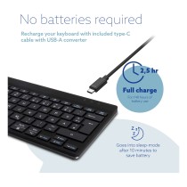 Buy R-GO COMPACT BREAK ERGONOMIC KEYBOARD QWERTZ(DE)BLUETOOTH B in Cyprus, Nicosia, Limassol, Larnaka, Pafos