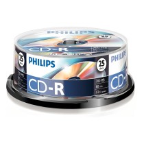Buy 1x25 Philips CD-R 80Min 700MB 52x SP in Cyprus, Nicosia, Limassol, Larnaka, Pafos
