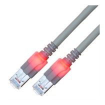Buy EasyLan DualBoot LED Patchkabel RJ45 S FTP Cat.6 (Class E), mit saCon Stecker, LSOH, grau, 2,5 m in Cyprus, Nicosia, Limasso
