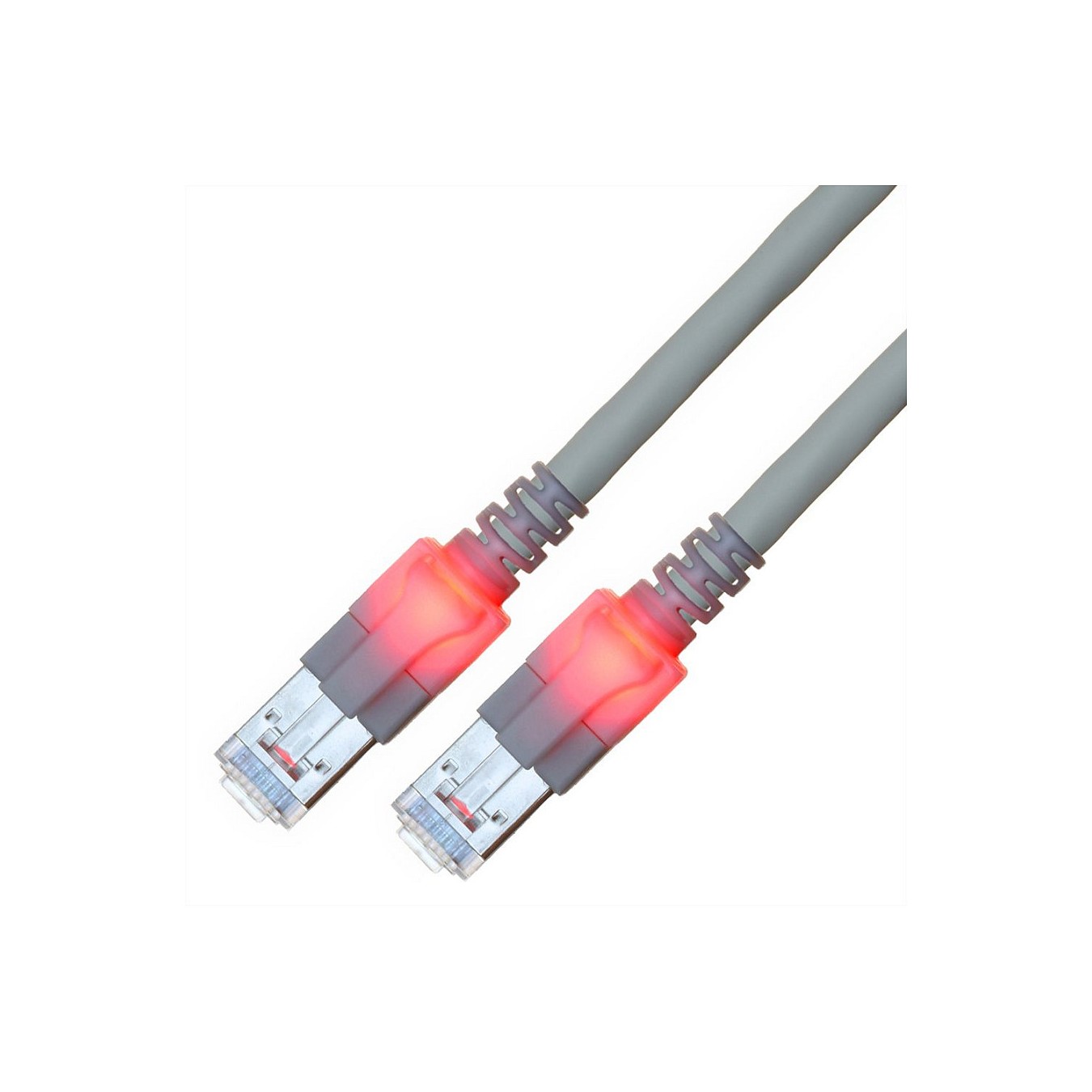 Buy EasyLan DualBoot LED Patchkabel RJ45 S FTP Cat.6 (Class E), mit saCon Stecker, LSOH, grau, 2,5 m in Cyprus, Nicosia, Limasso