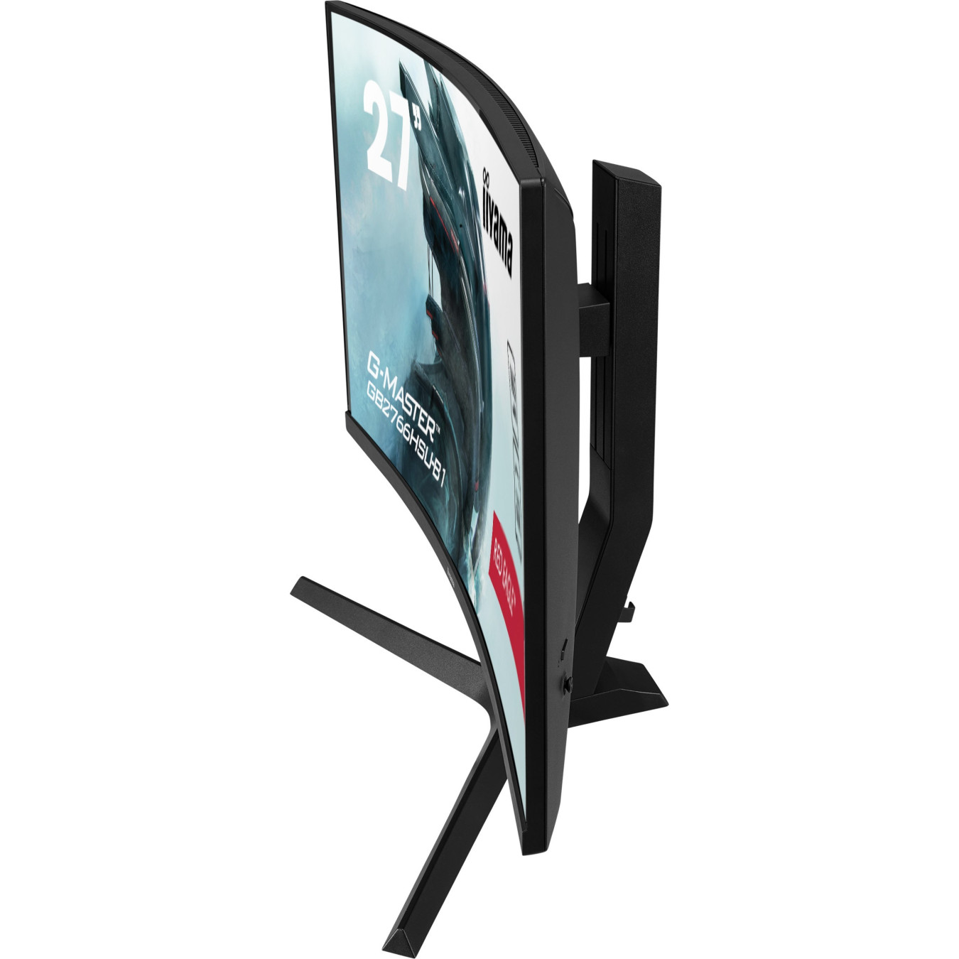 iiyama G-MASTER GB2766HSU-B1 - 27-inch Curved VA Gaming Monitor, FHD 1920x1080, 165Hz, 1ms, FreeSync Premium, 2xHDMI+DP, Black