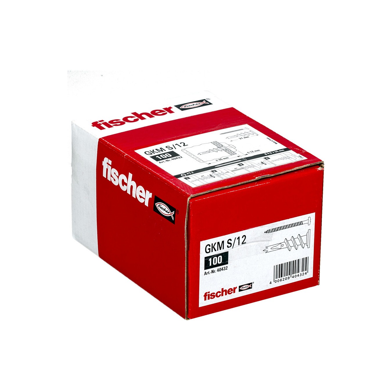 Buy Fischer Gipskartondbel Metall GKM 12 (silber. 100 Stck. mit Schraube) in Cyprus, Nicosia, Limassol, Larnaka, Pafos