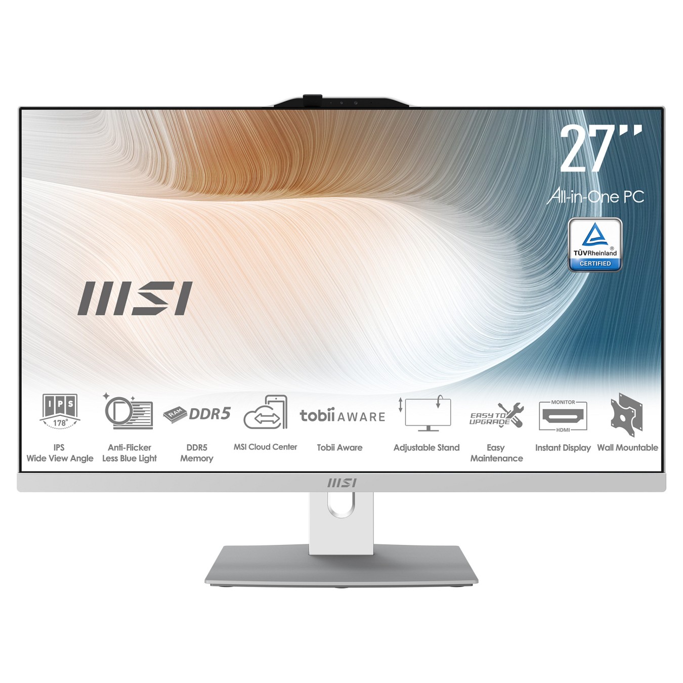 Buy AIO MSI Modern AM272P 1M-1289DE Core7 150U 16GB 512SSD W11 Home in Cyprus, Nicosia, Limassol, Larnaka, Pafos