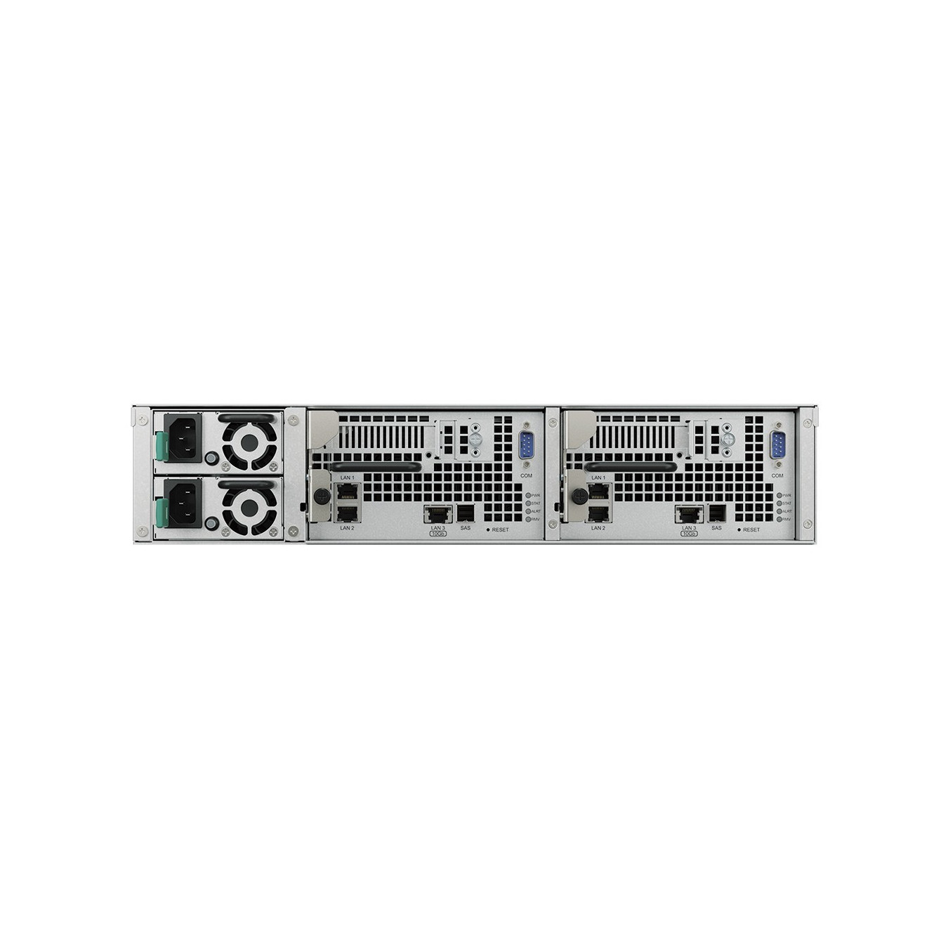 Synology UC3400 - 12-Bay 2U NAS Unified Controller - Intel Xeon D-1541 2.1/2.7GHz, 8GB DDR4, SAS, Redundant PSUs
