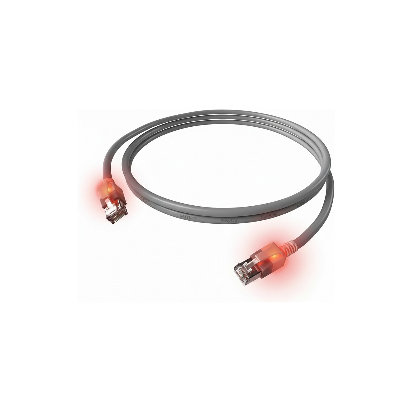 Buy EasyLan DualBoot LED Patchkabel RJ45 S FTP Cat.6 (Class E), mit saCon Stecker, LSOH, grau, 1 m in Cyprus, Nicosia, Limassol,